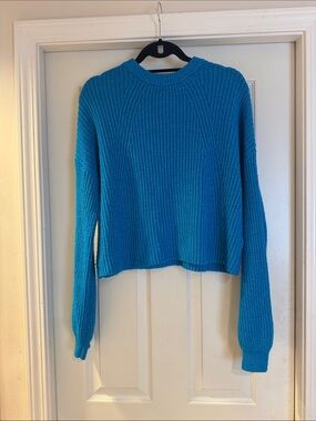 BP Blue Knit Crewneck Sweater